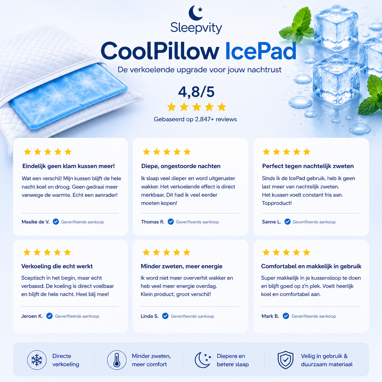 Sleepvity CoolPillow IcePad