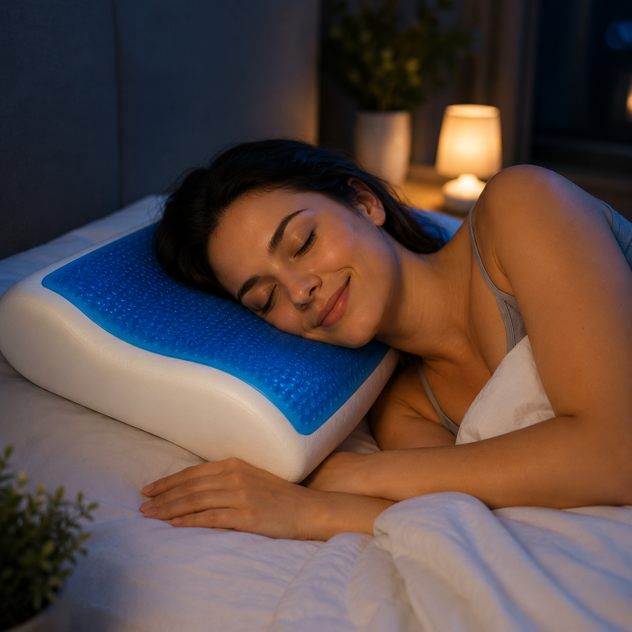 Sleepvity Cooling Gel Ergonomisch Hoofdkussen 