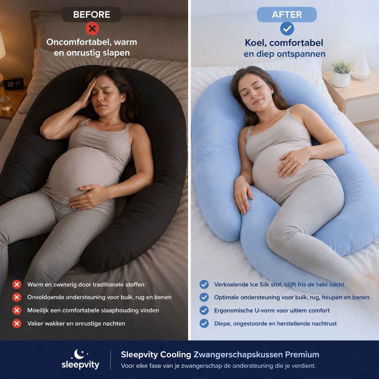 Sleepvity Cooling Zwangerschapskussen Premium