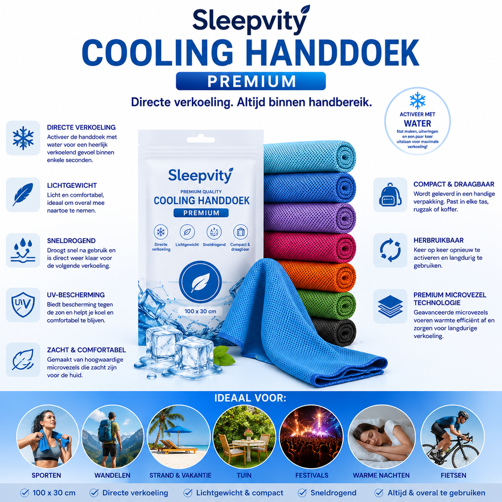 Sleepvity Cooling Handdoek Premium