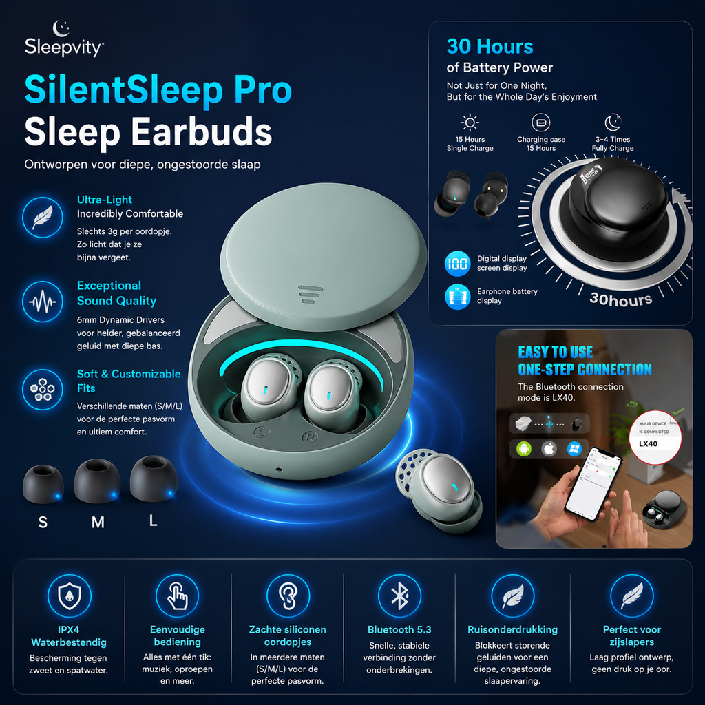 Sleepvity SilentSleep Pro Sleep Earbuds