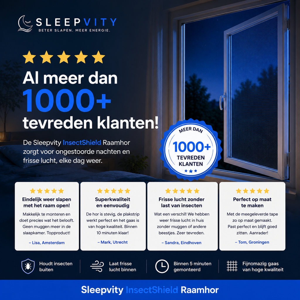 Sleepvity InsectShield Raamhor