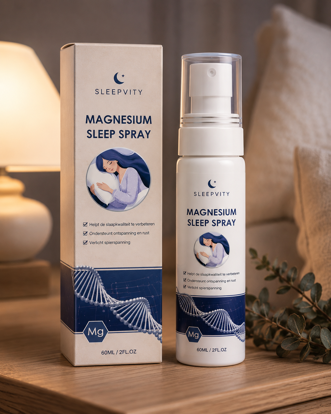 Sleepvity Magnesium Olie Slaapbevorderende Spray