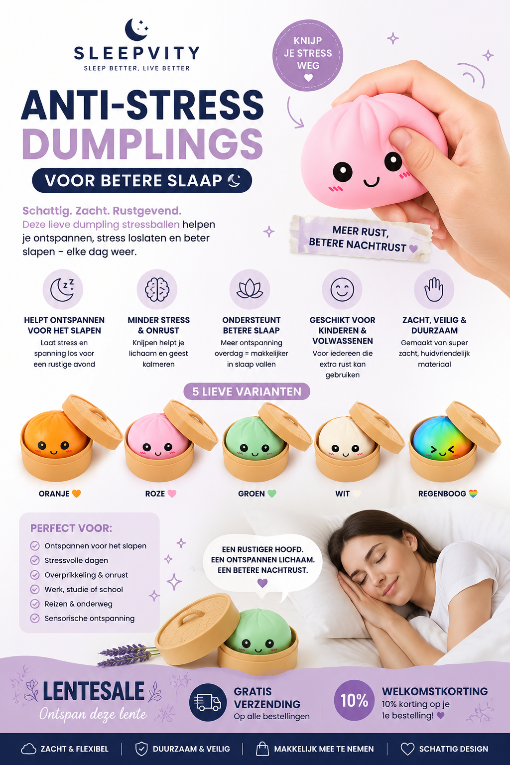 Sleepvity Anti-Stress Dumplings