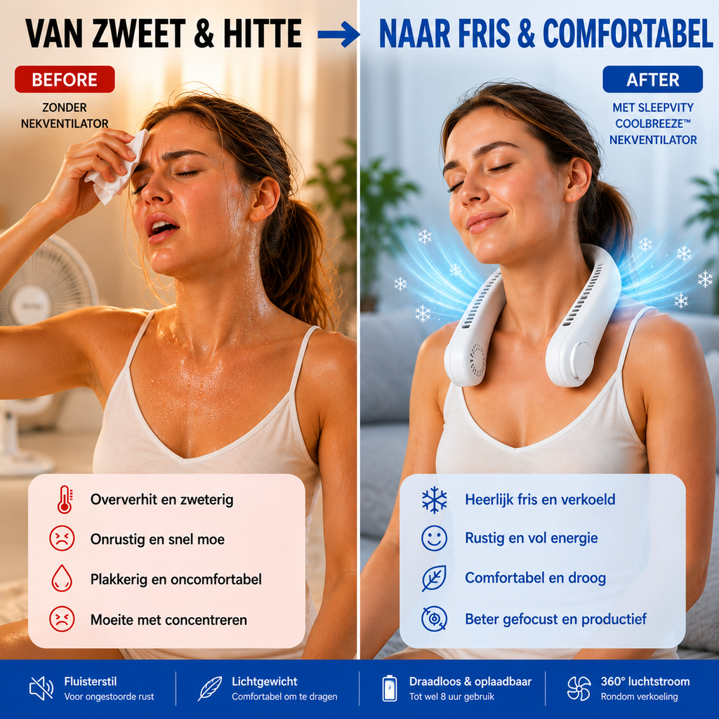 Sleepvity CoolBreeze™ Nekventilator Premium