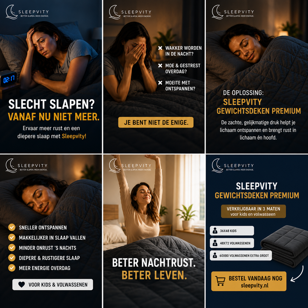 Sleepvity Gewichtsdeken Premium (3 maten)